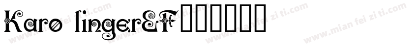 Karo lingerEF字体转换